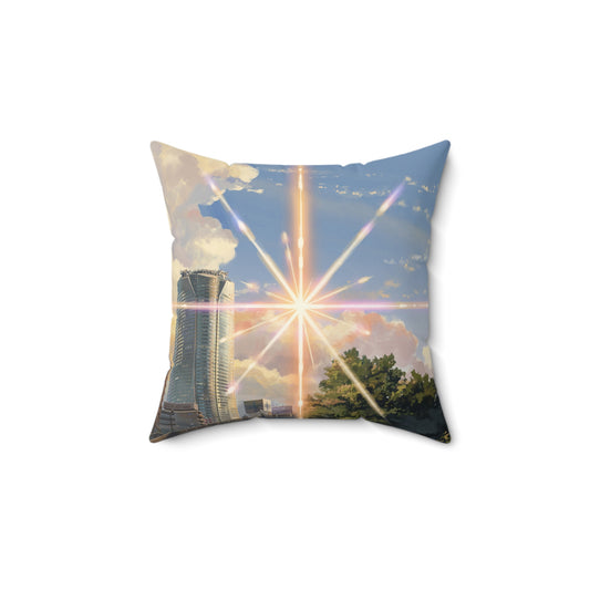 Your Name - Anime Spun Polyester Square Pillow