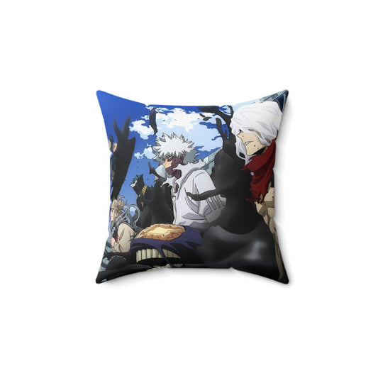 My Hero Academia - Heros Vs Villains - Anime Spun Polyester Square Pillow