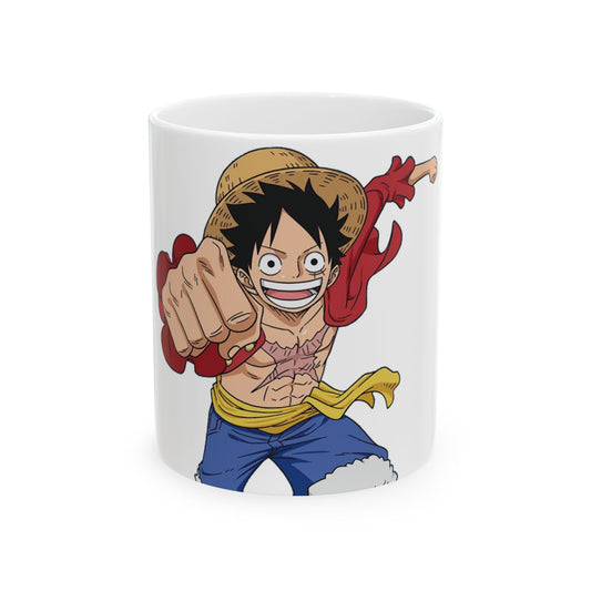 One Piece - We Go! Luffy - Anime Ceramic Mug, (11oz, 15oz)